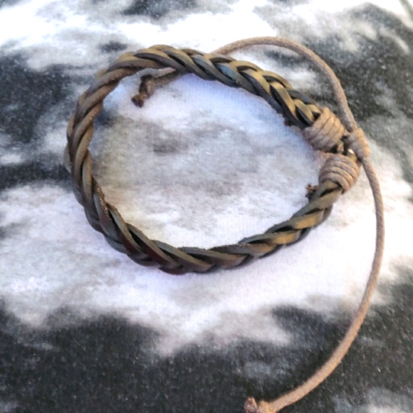 Genuine Leather Bracelet #2 Handmade - Picture 7 of 7